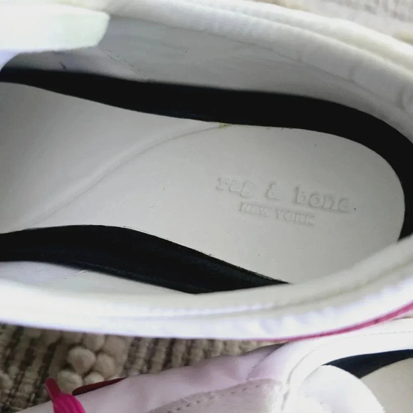 Rag & Bone retro runner with Fuchsia detail and speckled sole - Picture 9 of 10
